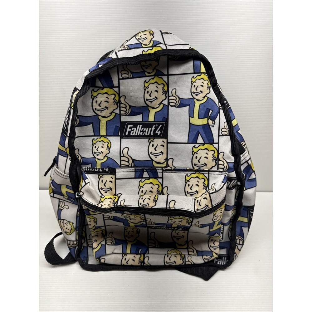 Fallout 4 Backpack 2016 Bethesda Hot Topic Exclusive Reversible Flip Pak Rare